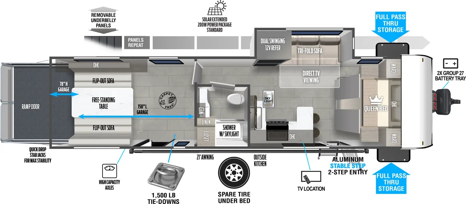 Wildwood Fsx 290RTK Floorplan